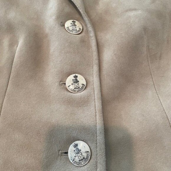 Ralph Lauren Tan Suede Equestrian Blazer  – SZ 2 - Picture 7 of 8